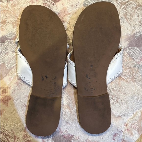 Jack Rogers Women's Cream Sandals with Tan Accents - Picture 3 of 4